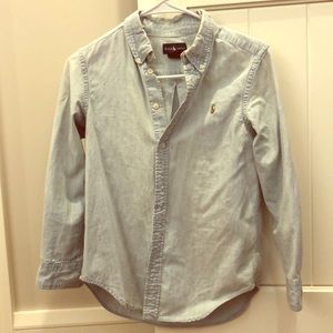 Women’s Ralph Lauren Button Down Light Blue